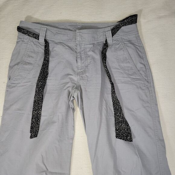 The North Face Cargo Pants Womens Sz 10 Gray Convertible Rollup Style AV2U Hike - Picture 11 of 16